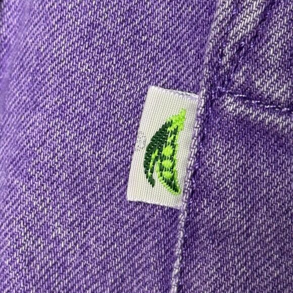 Levi's Fresh Esther Modern Cotton Jacket, Size Large, Purple, 100% Cotton, Denim - Picture 10 of 16